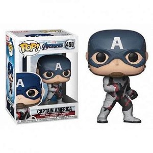 Boneco Funko Pop Marvel Avengers Endgame Captain America 450