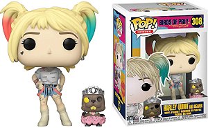 Boneco Funko Pop Birds Of Prey Harley Quinn with Beaver 308