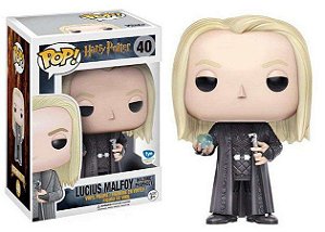 Boneco Funko Pop Harry Potter Lucius Malfoy Holding Prophecy 40