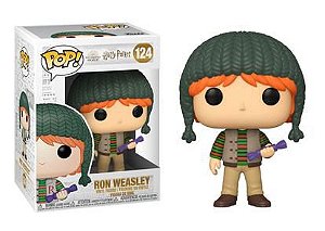 Boneco Funko Pop Harry Potter Holiday Ron Weasley 124