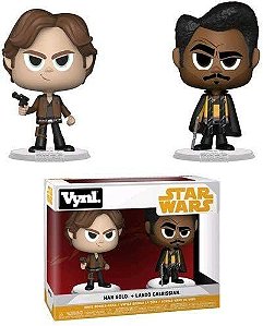 Boneco Funko Vinyl Star Wars Solo Han + Lando 2 Pack