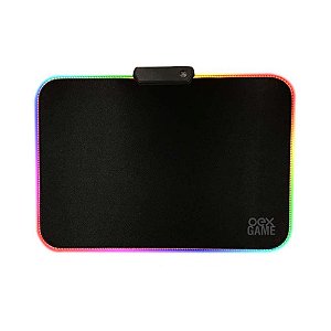 Mousepad Gamer OEX Glow MP310 RGB - Preto