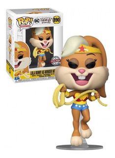 Boneco Funko Pop Looney Tunes 80th Lola Bunny Wonder Woman 890