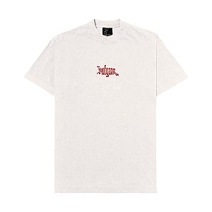 TEE BASIC OFF WHITE / RED LOGO