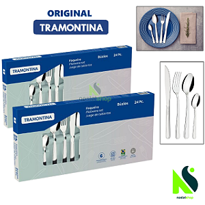 Faqueiro Tramontina Buzios 24 ou 48 Peças Jogo de Talheres