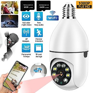 Camera IP Lampada Giratoria