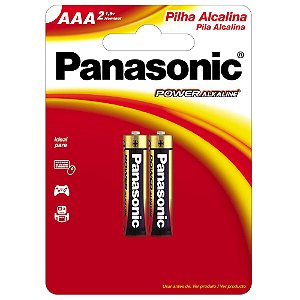 PANASONIC PILHA PALITO ALCALINA C/2 - .