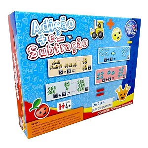 JOGO EDUCATIVO ADICAO E SUBTRACAO - ESCOLAR