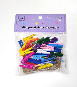 MINI PRENDEDOR COLORIDO 50PCS MJ-Y22493-2