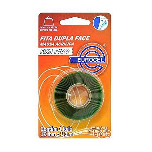 FITA DUPLA FACE 19X1,5 MASSA ACRILICA