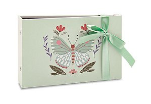 ALBUM GIFT HORIZONTAL FOLHAS PRETAS REBITES PARA 60 FOTOS 10X15 - 129