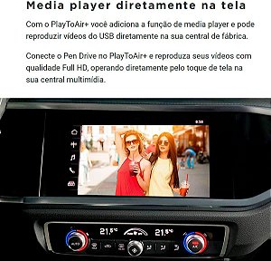 CARPLAY TO AIR PARA ESPELHAMENTO DE SMARTPHONE SEM FIO E MEDIA PLAYER