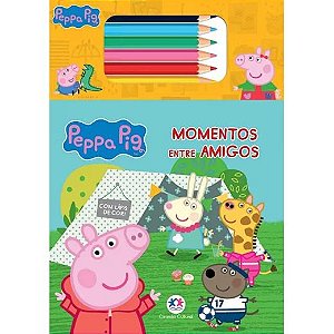 LIVRO BLOQUINHO COLORIR PEPPA PIG