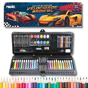 MALETA DE PINTURA 92 PCS RADICAL CARROS