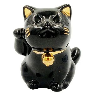 GATO DA SORTE 6X5 CM PRETO