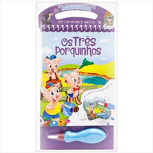 LIVRO AQUABOOK CLASSICOS OS TRES PORQUINHOS