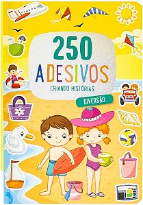 LIVRO 250 ADESIVOS  CRIANDO HISTORIAS DIVERSÃO