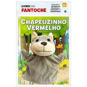 LIVRO COM FANTOCHE CHAPEUZINHO VERMELHO