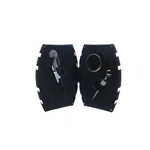 KIT PARA VINHO 3 PEÇAS BARRIL METAL