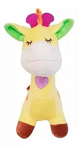 BICHO DE PELUCIA GIRAFA 20CM