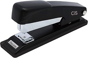 Grampeador de Mesa 26/6 20 Folhas - Plus Line - Preto - CIS