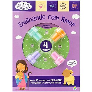 MEU LIVRO COM CARIMBOS ENSINANDO COM AMOR