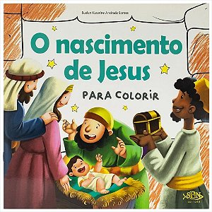 LIVRO CONTOS BIBLICOS PARA COLORIR O NASCIMENTO DE JESUS