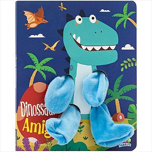LIVRO DEDOCHE ABRACO GOSTOSO  DINOSSAURO AMIGO