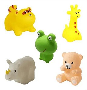 Brinquedo de Banho 5 Animaizinhos Sortidos