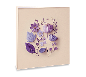 Album Floral Capa Dura para 200 fotos 10x15 331