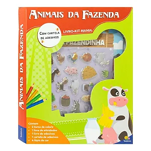 LIVRO MANIA ANIMAIS DA FAZENDA