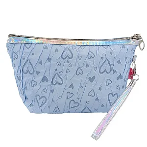 NECESSAIRE FEMININA CORACAO POLIESTER