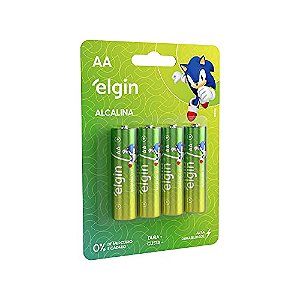 PILHA ALCALINA AA BLISTER COM 4 PECAS