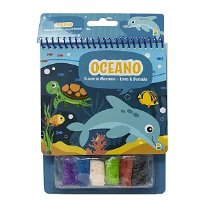 LIVRO E DIVERSAO OCEANO COM FLOCOS DE MASSINHA