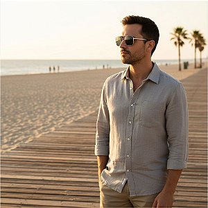 Óculos  de Sol Ray ban 3758 003/2V 56 16 145 3P