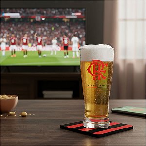 COPO 300ML FLAMENGO DE VIDRO OFICIAL