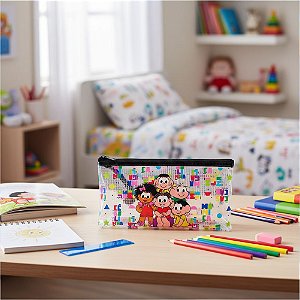 NECESSAIRE TURMA MONICA 21X11CM PVC