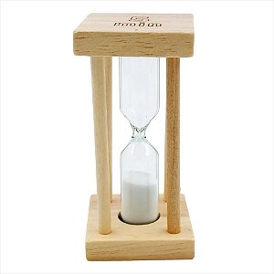 Ampulheta Decorativa 5 Minutos 4x8,5cm em Vidro