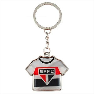 Chaveiro Camisa São Paulo FC9,5cm em Metal Oficial