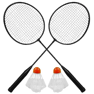 Kit Badminton 5 Peças em Aço Carbono Amigold