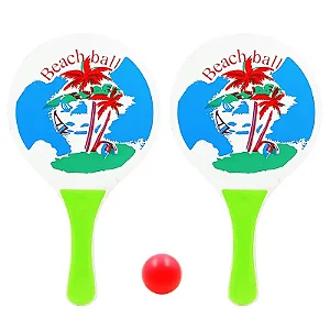 Jogo de Frescobol 3 Peças em MDF Redstar