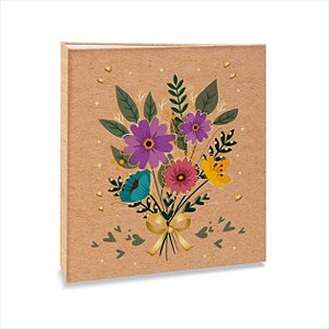 Album Floral Capa Dura para 60 fotos 10x15 332