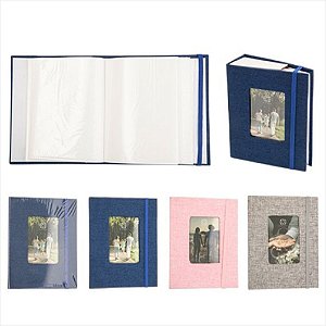 Album para 100 fotos 10x15 com visor na capa.