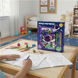 LIVRO COLORIR ESPACO MISTERIOSO