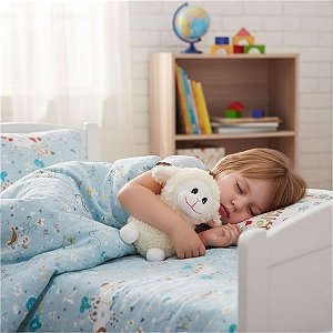 Ovelha de Pelúcia 33cm em Poliéster Fizzy