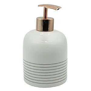 Porta Sabonete Líquido 350ml em Ceramica Chinatown