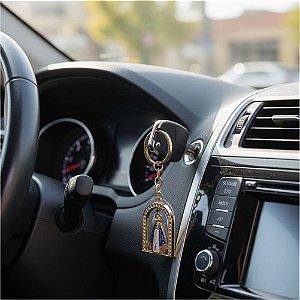 CHAVEIRO NOSSA SENHORA APARECIDA 10CM METAL