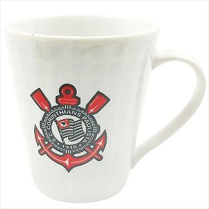 Caneca Corinthians 290ml em Porcelana Allmix Oficial