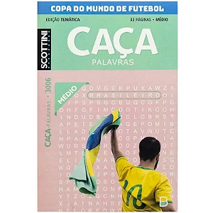 CAÇA PALAVRAS SCOTTINI  COPA DO MUNDO N3006 32P MEDIO
