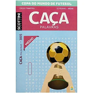 CAÇA PALAVRAS SCOTTINI COPA DO MUNDO N3005 32P MEDIO